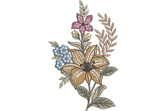 Golden Flower Embroidery Design Review