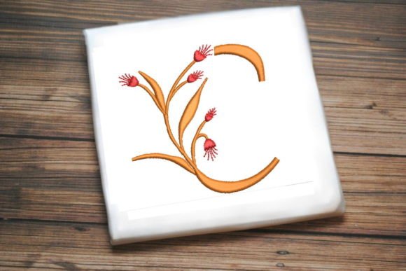 Review: Floral Monogram Letter C for Holiday Sales