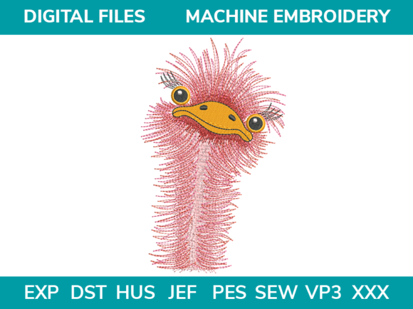 Reviewing Girl Ostrich: A Whimsical Embroidery Choice