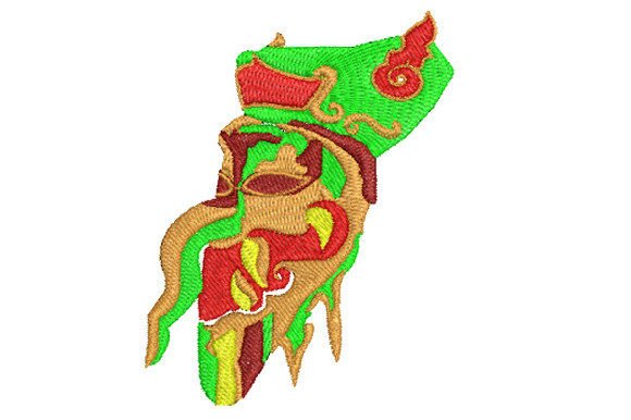 Reviewing The Colorful Phi Ta Khon Mask Design